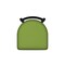 Holland Bar Stool Co 18" Low Back Swivel Vanity Stool, Black Wrinkle, Canter Kiwi Green Seat 41118BW009 - alternate 3